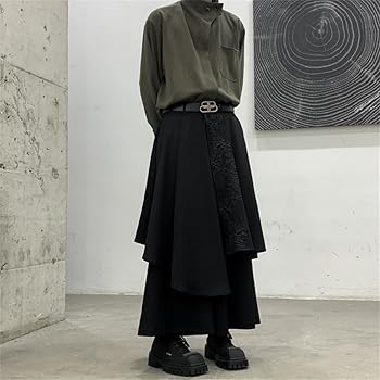 Amazon | [SHUMING]袴パンツ サルエルパンツ キュロット